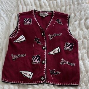 UMass Burgundy Women's Vest